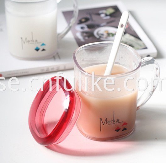 Plastic Jar Mug With Handle